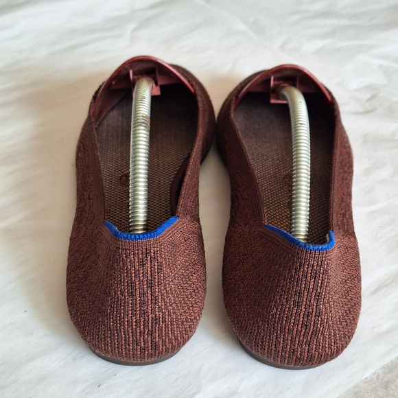 Rothy’s Retired Truffled Python Round Toe Flats Size 8.5 - Picture 6 of 16